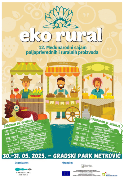 Najava 12. Međunarodnog sajma poljoprivrednih i ruralnih proizvoda "Eko Rural"