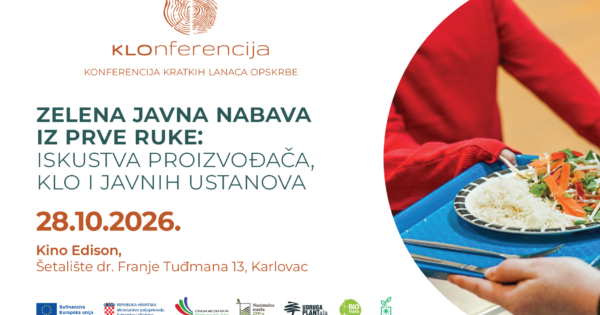 Najava 3. KLOnferencije:  Zelena javna nabava iz prve ruke: iskustva proizvođača, KLO i javnih ustanova