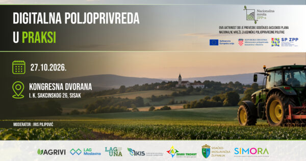 Konferencija pod nazivom „Digitalna poljoprivreda u praksi“ – 27. listopada 2026. godine
