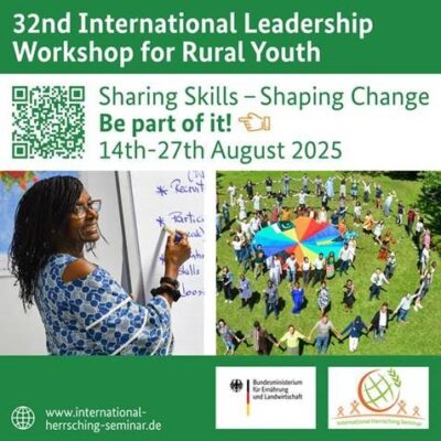 Prijavite se za sudjelovanje na 32. radionici za mlade lidere u ruralnim područjima